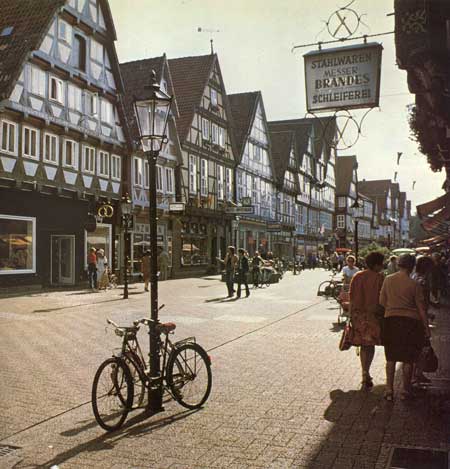 Celle/ Luneburg (Luneborough) - Centre of the old town - Ancient houses  Photo : Stevens - Atlas - Photo  