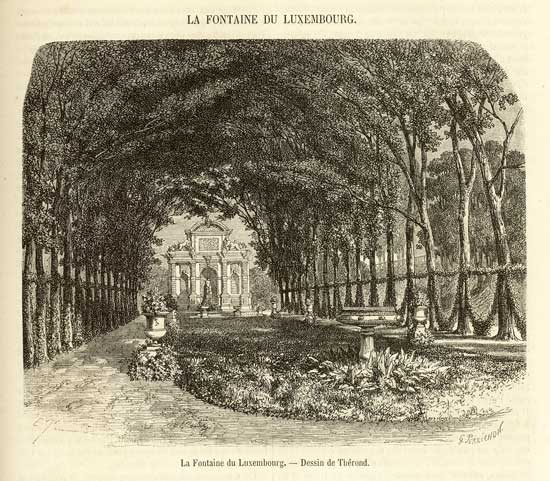La Fontaine du Luxembourg  The Picturesque Shop (1862) - Private collection